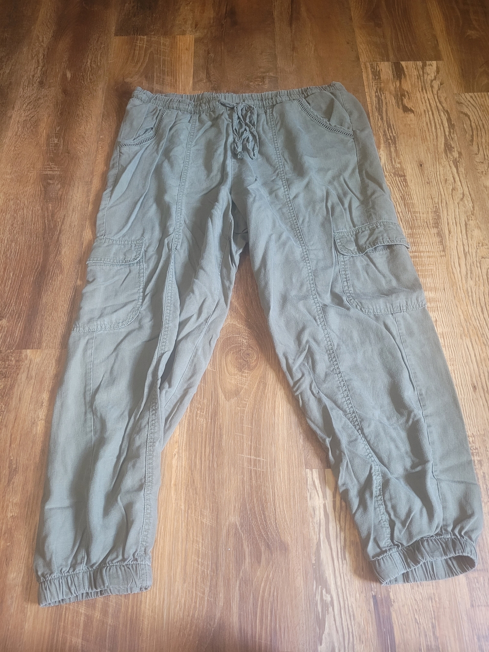 Knox Rose Green Jogger Cargo Pants